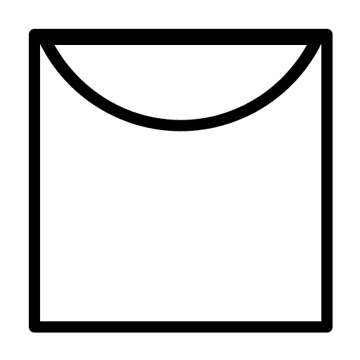 Pesumerkki: Narukuivaus. Ikoni esittää neliötä, jonka sisällä on ylhäältä roikkuva kaareva viiva.